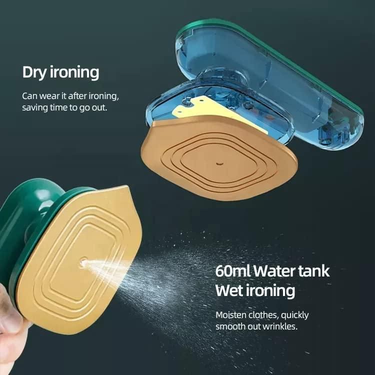 🧺Mini Iron & Garment Steamer for Travel & Home Use