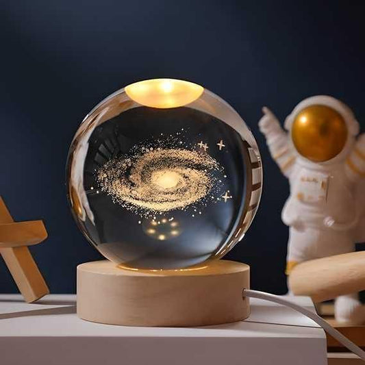 Unique 3D Crystal Ball Night Light Led Lamp