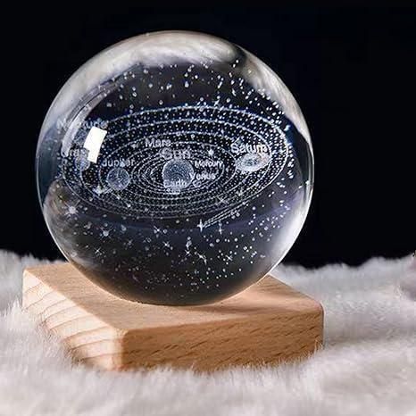 Unique 3D Crystal Ball Night Light Led Lamp
