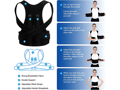 ComfortFit™ Posture Corrector Belt