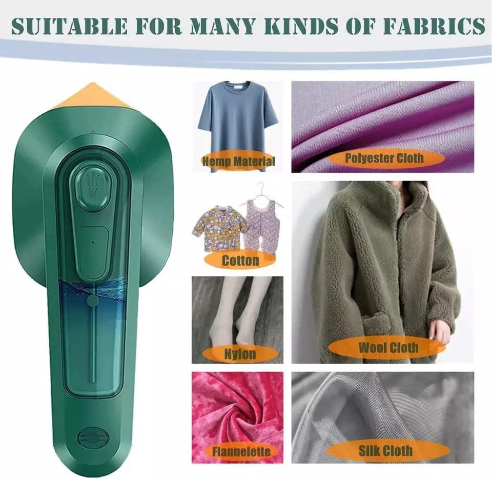 🧺Mini Iron & Garment Steamer for Travel & Home Use