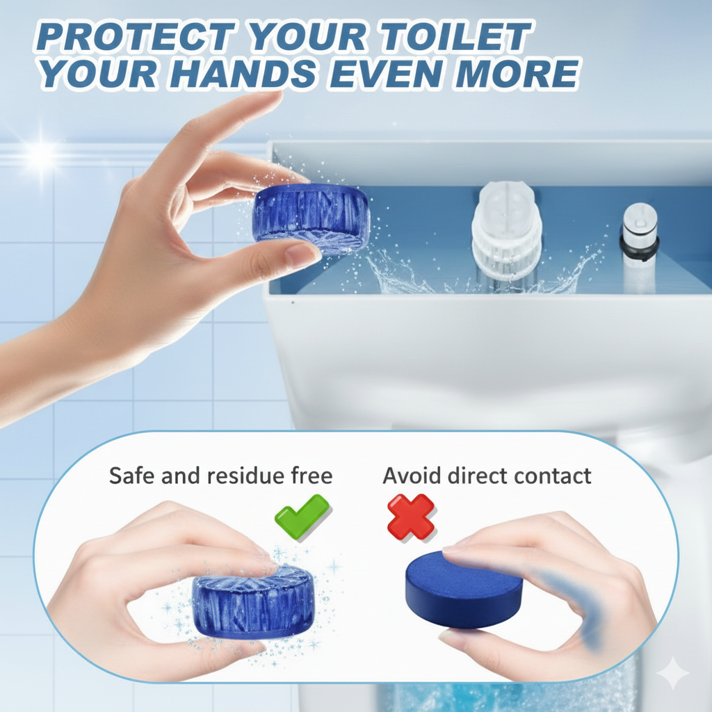Toilet Cleaning & Deodorizer Tablets – Deep Bathroom Cleaner
