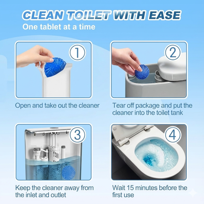 Toilet Cleaning & Deodorizer Tablets – Deep Bathroom Cleaner