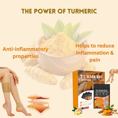 Turmeric Pain Relief Anti-Inflammatory Patch & Best for Varicose Vein