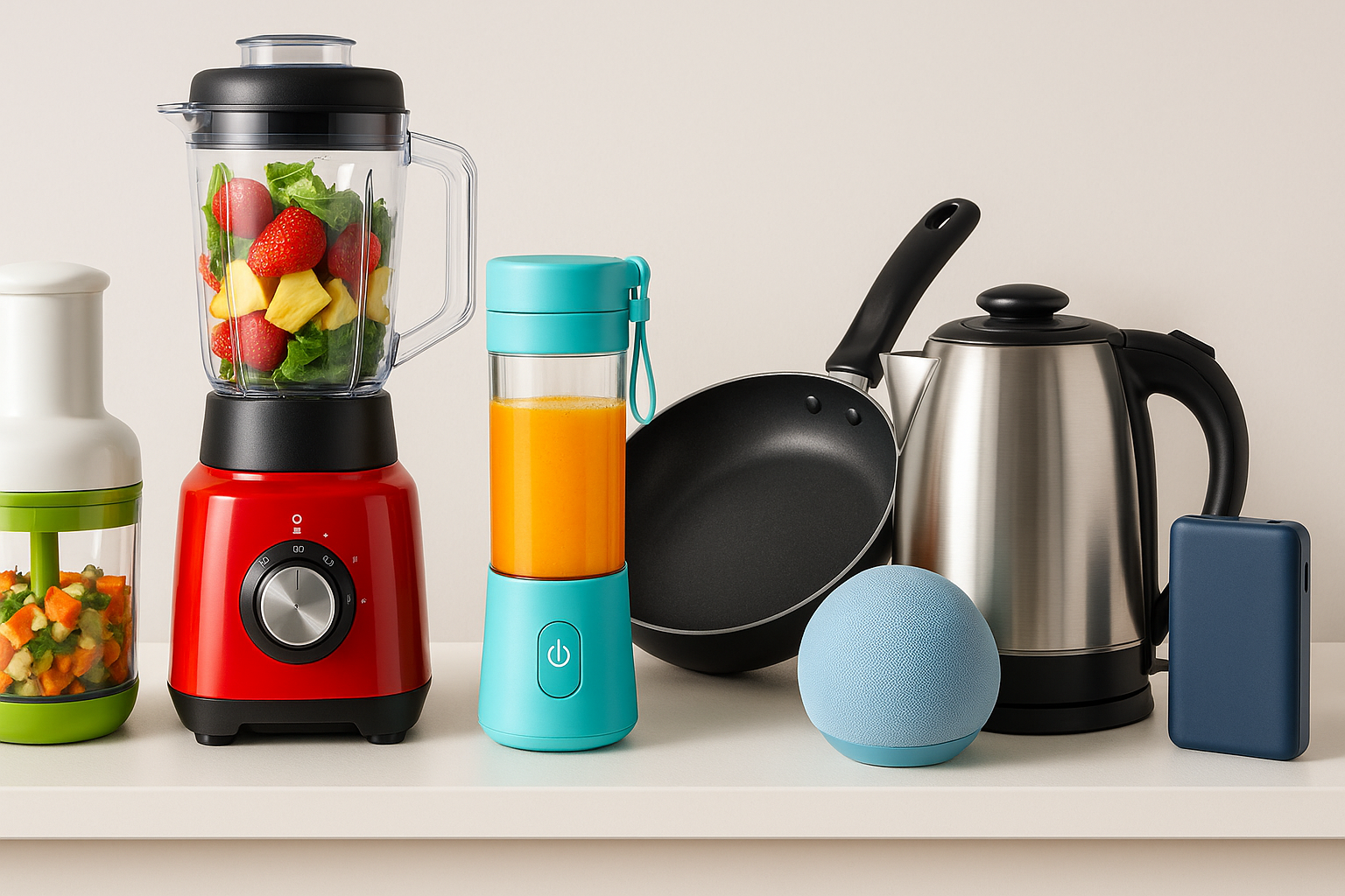 Make the speaker to light blue and power bank to dark blue